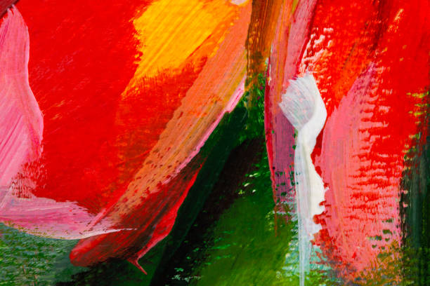 istock Multi-colored oil painting. Abstract artistic bright background 1339453467