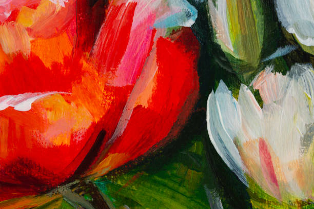 istock Multi-colored oil painting. Abstract artistic bright background 1339453468