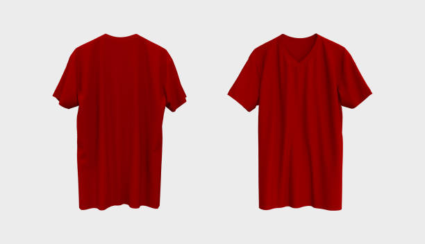 istock men's short-sleeve t-shirt mockup in front, and back views 1339453703