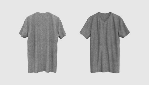 istock men's short-sleeve t-shirt mockup in front, and back views 1339453705