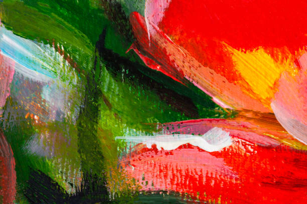 istock Multi-colored oil painting. Abstract artistic bright background 1339456038