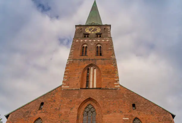 Photo of The old city center of the Hanseatic City of LÃ¼beck (Hansestadt LÃ¼beck), Northern Germany. Cradle and de facto capital of the Hanseatic League. A UNESCO World Heritage Site.