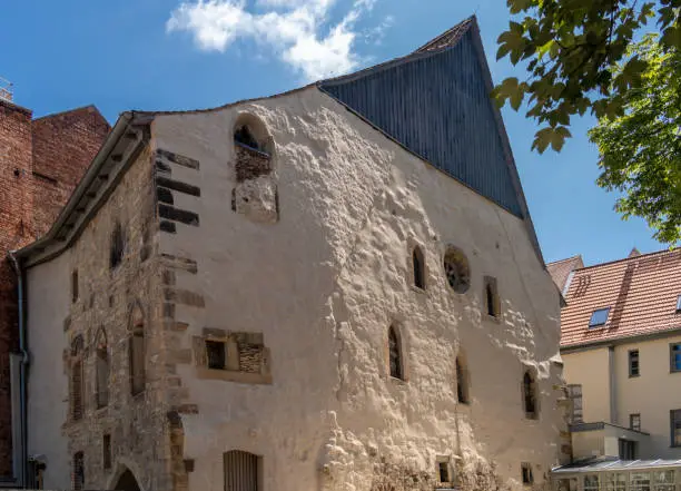 Photo of Alte Synagoge (Old Synagogue) one of the best preserved medieval synagogues in Europe, Erfurt, the capital and largest city in Thuringia, central Germany