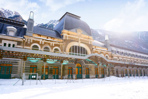 istock Canfranc train station in Huesca on Pyrenees Spain 1339465153