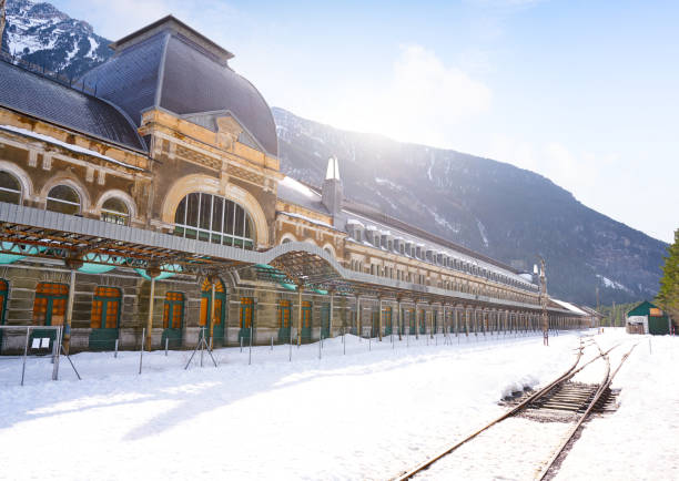istock Canfranc train station in Huesca on Pyrenees Spain 1339465166