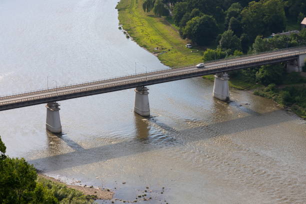 istock road bridge over the river top view water sky 1339466353
