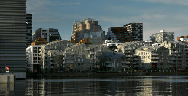 istock Panorama view at downtown Oslo, Bjorvika district, Norway, 2021, July. 1339468257