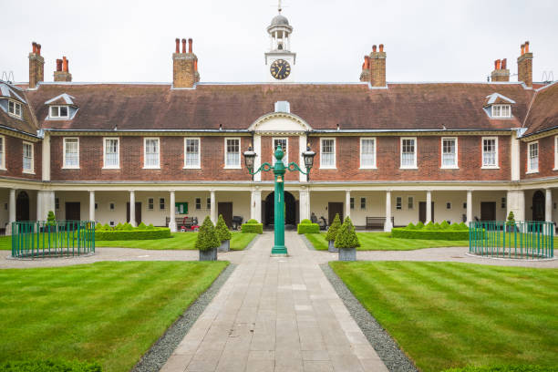 exterior of morden college in blackheath, south-east london - southeast england imagens e fotografias de stock