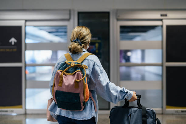 istock Passenger at the airport gate 1339473964