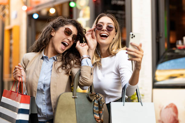 istock Girls smiling on street 1339476452