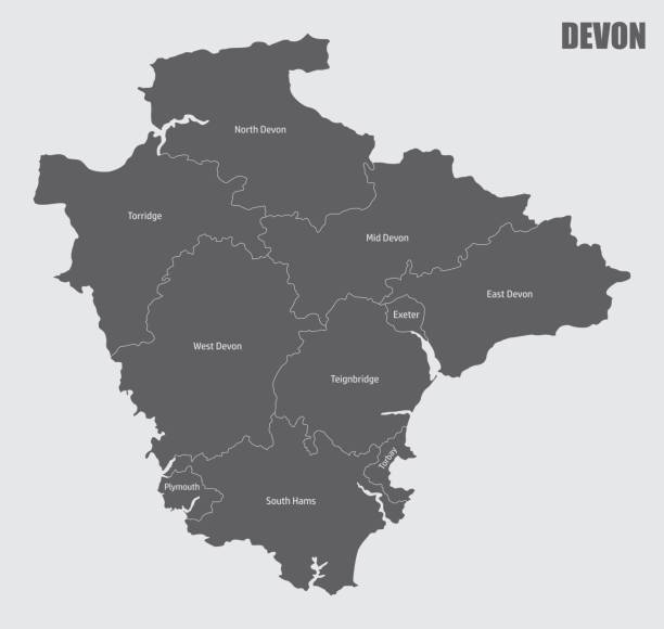 Devon Border 450+ Map Of Devon Stock Photos, Pictures & Royalty-Free Images - iStock