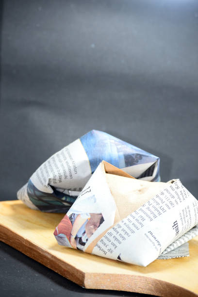 istock Wrap from old newsprint 1339478585
