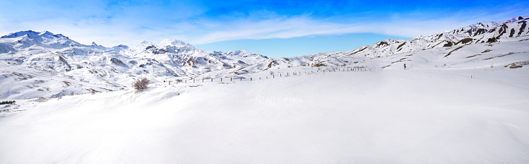 Formigal ski area in Huesca Pyrenees of Spain