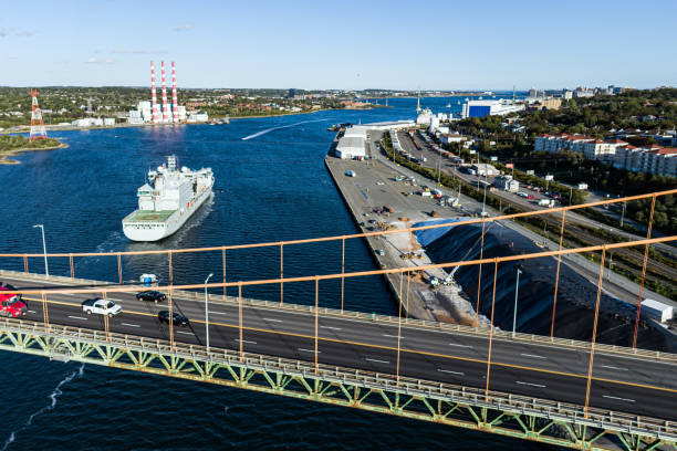 istock Navy Vessel Departs Harbour 1339481459