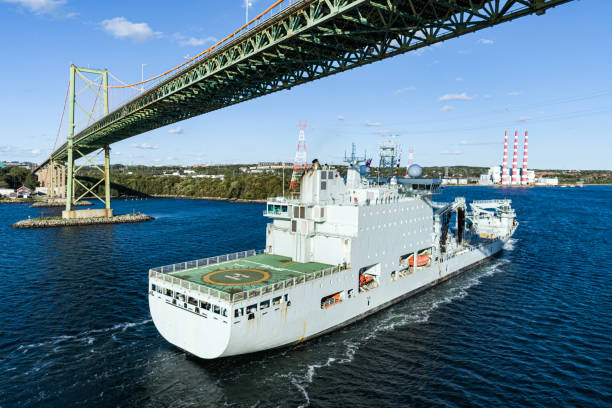 Navy Vessel Departs Harbour