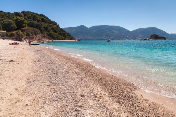 istock Greek beach on a sunny summer day. Zakynthos island 1339486315