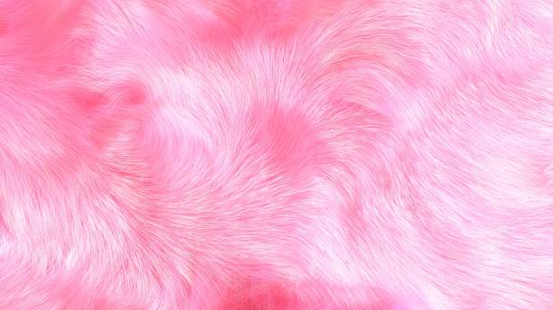 Light Pink Faux Fur Background 3d Render Stock Photo - Download Image Now -  Pink Color, Fake Fur, Fur - iStock