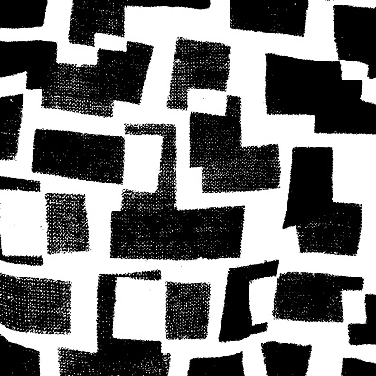 Fiber Fabric Cloth Textile Grunge Texture. Black Dusty Scratchy Pattern. Abstract Grainy Background. Vector Design Artwork. Textured Effect. Crack.