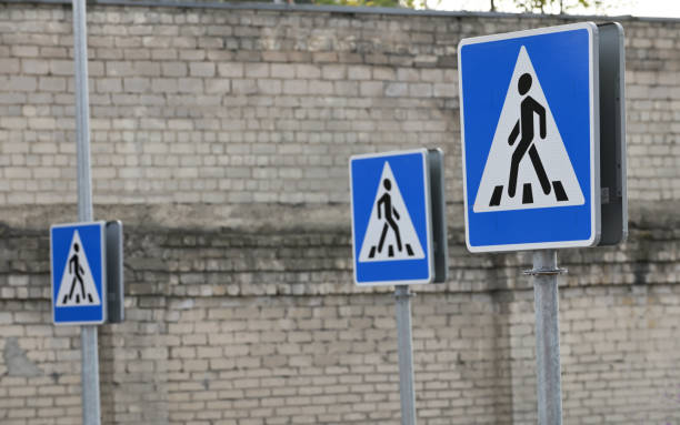 istock Pedestrian crossing signs 1339493716