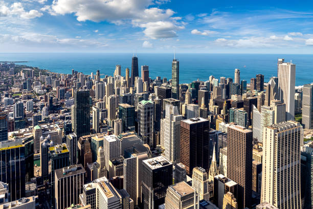 istock Aerial view of Chicago 1339494071