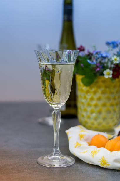 istock Tasting of white dry German riesling wine from Mosel river valley 1339517728