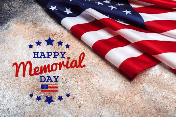 istock American flag on grunge background  Memorial day 1339520940
