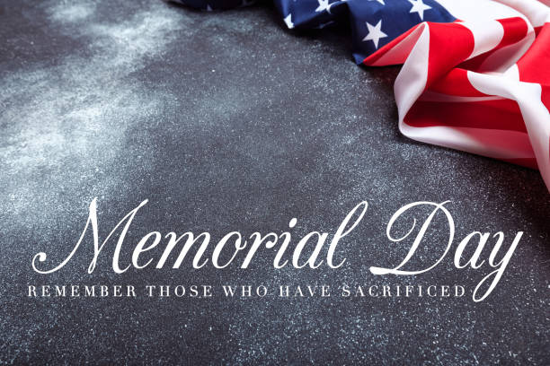 istock American flag on grunge background  Memorial day 1339521023