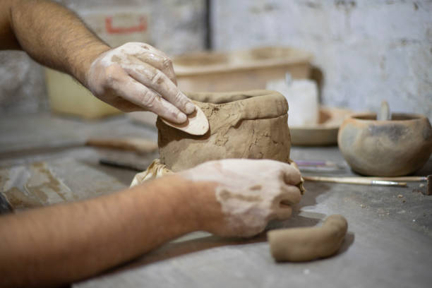istock Hands of a potter 1339524108