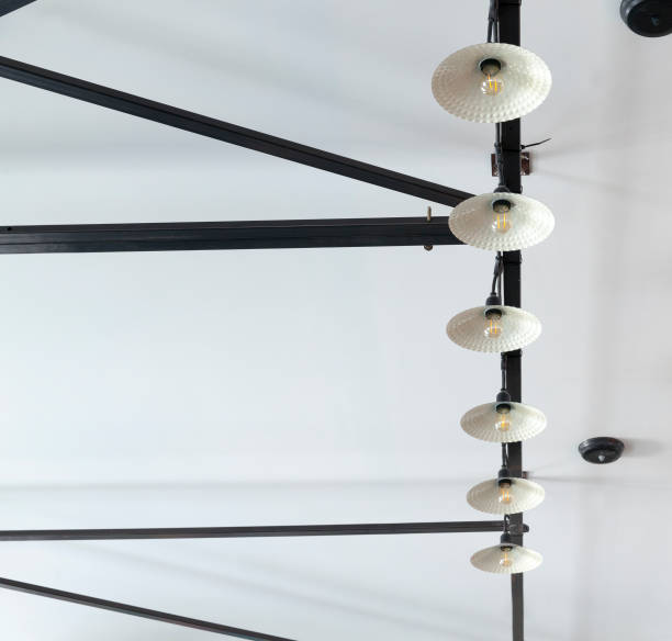 istock lighting system with lamps in the cafe 1339526347