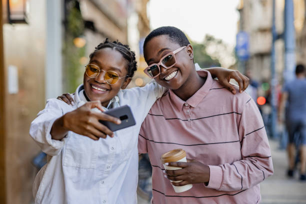 istock Friends having fun in the city 1339534693