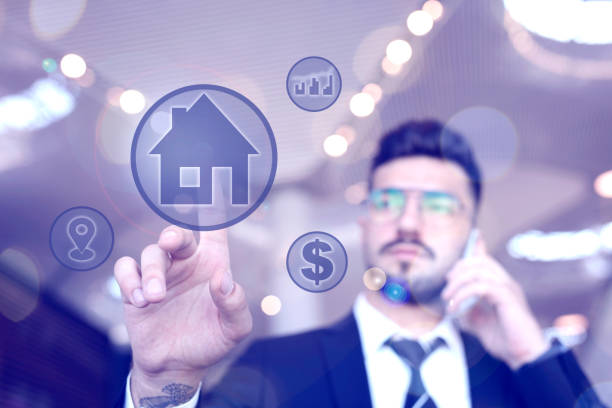 istock Businessman is touching Real Estate Figure 1339561653
