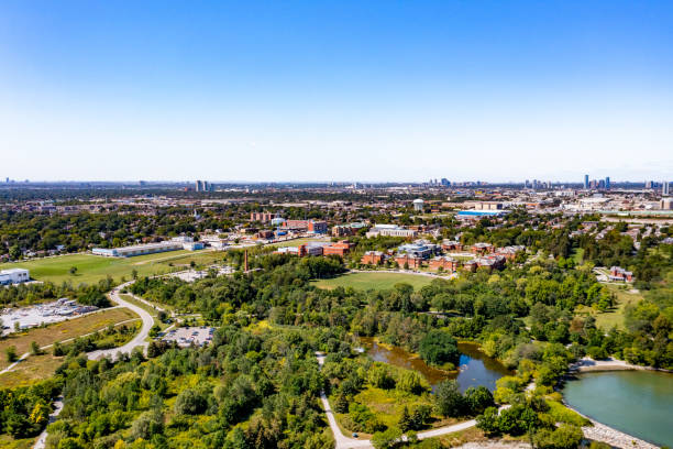 istock Aerial Colonel Samuel Smith Park and Toronto Cityview, Etobicoke, Canada 1339579576