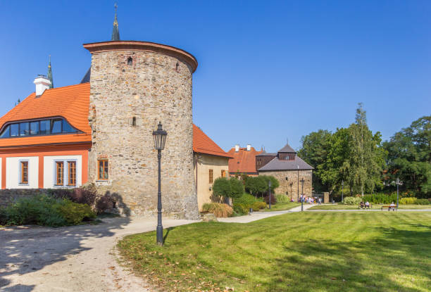 istock Historic tower in a park in Klatovy 1339588283