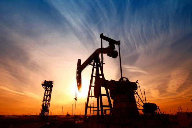 istock The oil pump, industrial equipment 1339590894