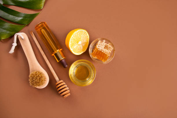 istock bath and beauty spa personal hygiene accessories on the brown background 1339591127