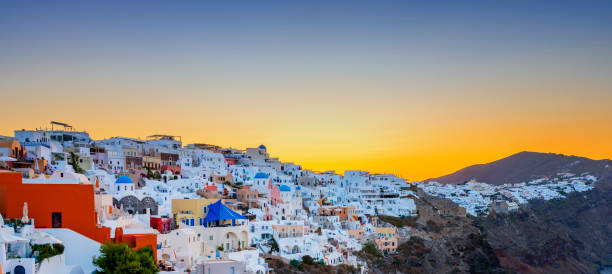 istock View of Oia at sunrise 1339592560