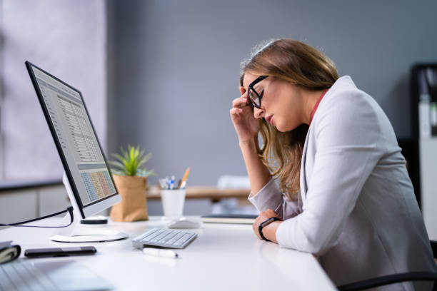 istock Stressed Upset Business Woman 1339597084