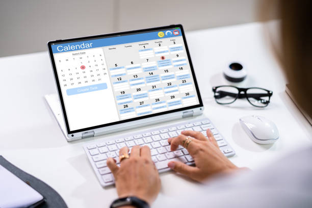 istock Digital Electronic Calendar Event Appointment 1339597109