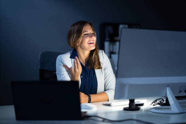 istock Online Video Conference Webinar Meeting Call 1339598110