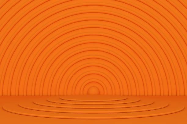 istock Podium and minimal abstract background, 3d rendering geometric shape, Stage for awards on website in modern. Empty product stand. 1339604661