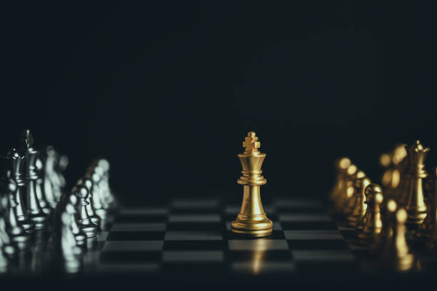 istock Chess game. Business, competition, strategy, leadership and success concept. 1339613780