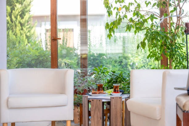 istock the resting section made between the plants at home 1339617446