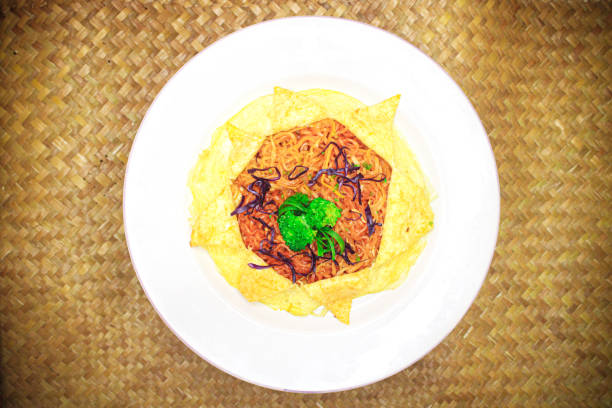 istock Delicious dish of egg covered noodles 1339618799