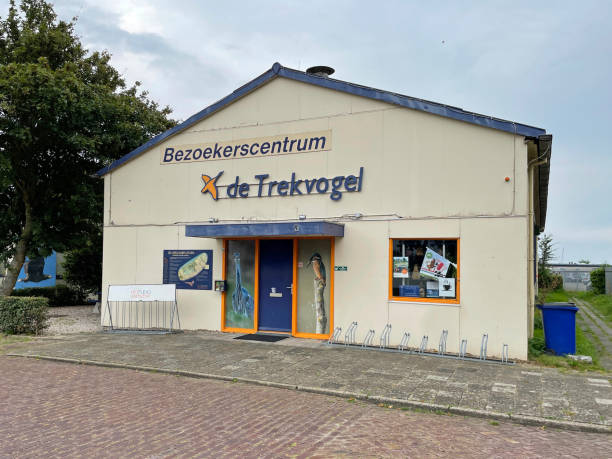 Visitors centre De Trekvogel - Almere stock photo