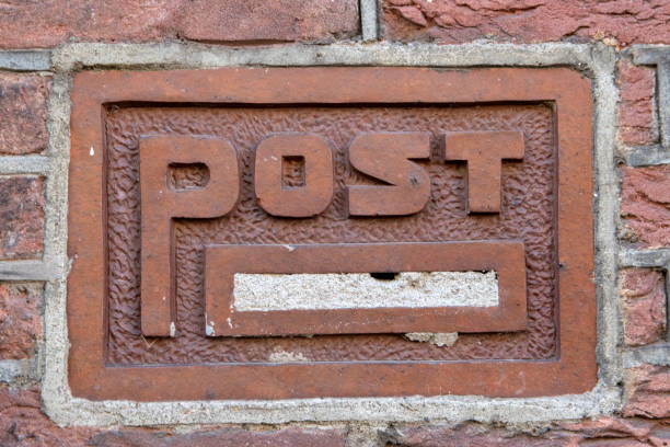 istock Old Postbox At Amsterdam The Netherlands 1339632303