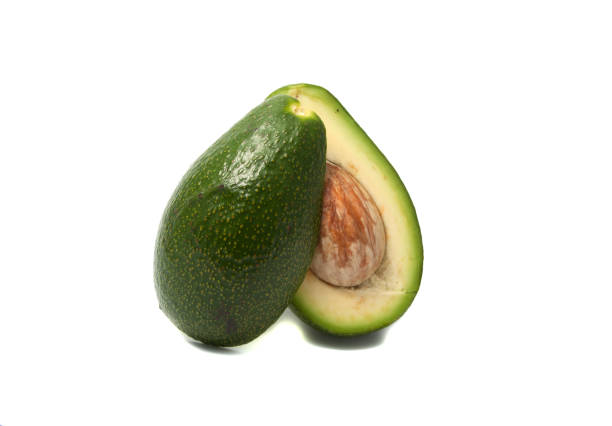 istock Avocado green fruit exotic isolated in the white 1339632515