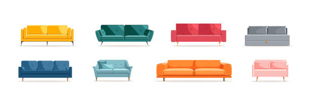 Sofa Set Sofa Collection Of Different Styles And Colors Divans Illustration In Flat Cartoon Style Stock Illustration - Download Image Now - iStock Sofa Set Sofa Collection Of Different Styles And Colors Divans Illustration In Flat Cartoon Style Stock Illustration - Download Image Now - iStock