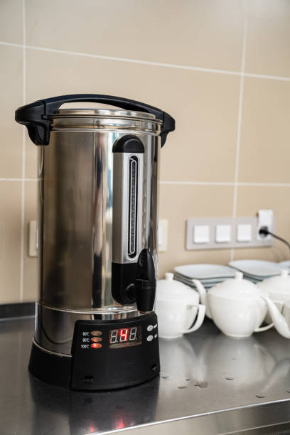 istock Thermopot is an electric heating household appliance for drinks. 1339638672