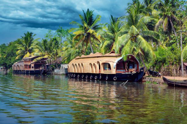 istock House boat in backwaters in Kumarakam 1339646176