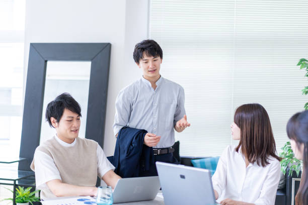 istock Young office worker at a venture company 1339654005